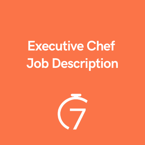 Executive Chef Job Description